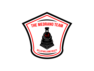 Train/ The Medrano Team at Keller Williams Realty logo design by Gwerth