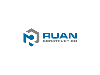 Ruan Construction logo design by KQ5