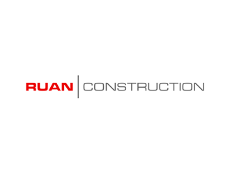Ruan Construction logo design by alby