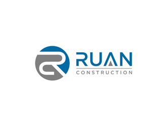 Ruan Construction logo design by KQ5