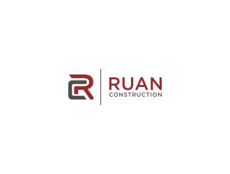 Ruan Construction logo design by uptogood