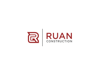 Ruan Construction logo design by uptogood