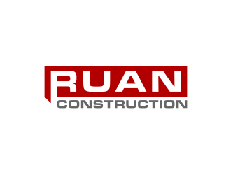 Ruan Construction logo design by logitec