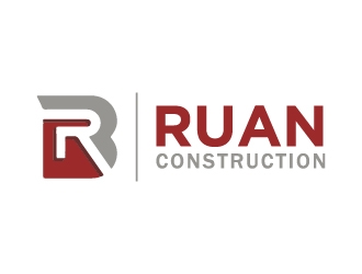Ruan Construction logo design by Lovoos
