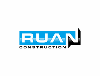 Ruan Construction logo design by Editor