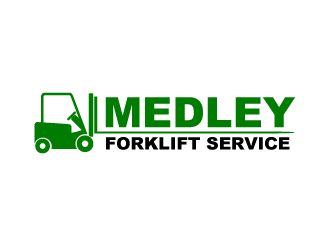 Medley Forklift Service logo design by PRN123