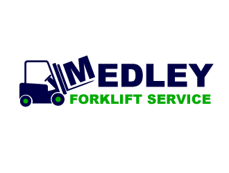 Medley Forklift Service logo design by PRN123
