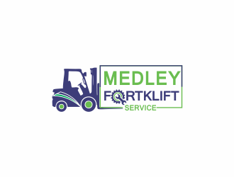 Medley Forklift Service logo design by kanal