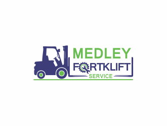 Medley Forklift Service logo design by kanal