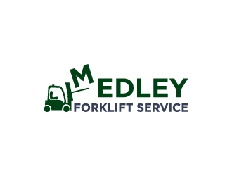 Medley Forklift Service logo design by twomindz
