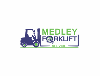 Medley Forklift Service logo design by kanal