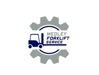 Medley Forklift Service logo design by bougalla005