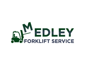 Medley Forklift Service logo design by twomindz