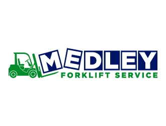 Medley Forklift Service logo design by mewlana