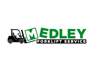 Medley Forklift Service logo design by mewlana