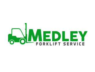 Medley Forklift Service logo design by DPNKR