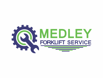 Medley Forklift Service logo design by kanal