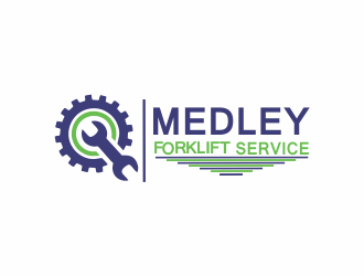 Medley Forklift Service logo design by kanal