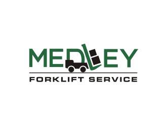 Medley Forklift Service logo design by Barkah