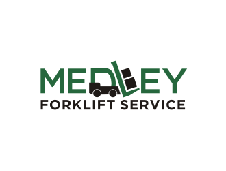 Medley Forklift Service logo design by Barkah