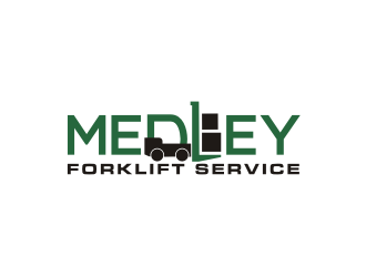 Medley Forklift Service logo design by Barkah