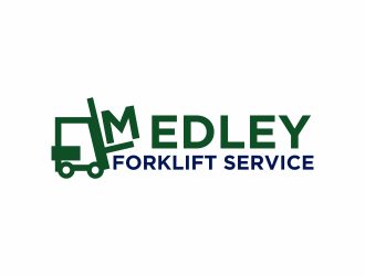 Medley Forklift Service logo design by luckyprasetyo