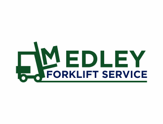 Medley Forklift Service logo design by luckyprasetyo