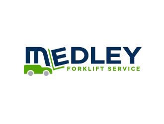 Medley Forklift Service logo design by Andri
