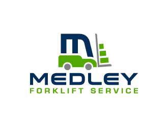Medley Forklift Service logo design by Andri