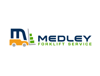 Medley Forklift Service logo design by Andri