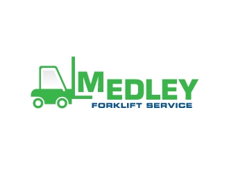 Medley Forklift Service logo design by zakdesign700