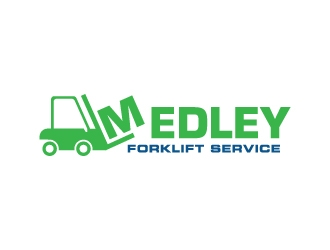 Medley Forklift Service logo design by zakdesign700