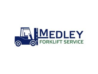 Medley Forklift Service logo design by N3V4