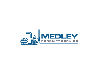 Medley Forklift Service logo design by vostre