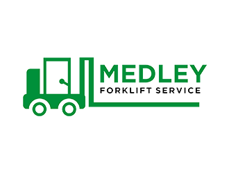 Medley Forklift Service logo design by EkoBooM