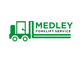 Medley Forklift Service logo design by EkoBooM