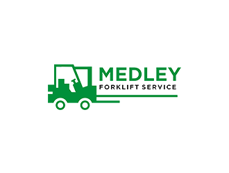 Medley Forklift Service logo design by EkoBooM