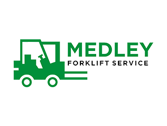Medley Forklift Service logo design by EkoBooM
