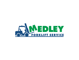 Medley Forklift Service logo design by afra_art