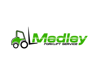 Medley Forklift Service logo design by qqdesigns