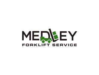 Medley Forklift Service logo design by Barkah