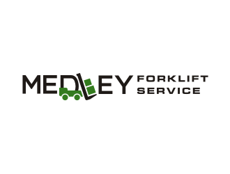 Medley Forklift Service logo design by Barkah