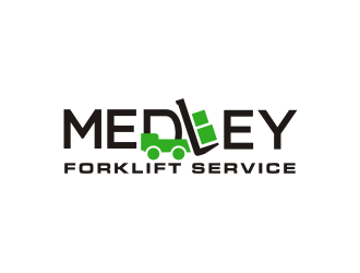Medley Forklift Service logo design by Barkah
