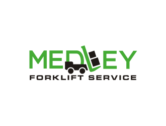 Medley Forklift Service logo design by Barkah