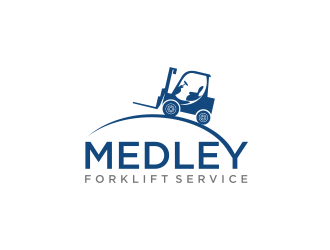 Medley Forklift Service logo design by ammad