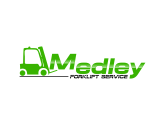Medley Forklift Service logo design by qqdesigns
