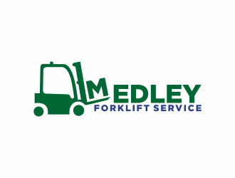 Medley Forklift Service logo design by bombers
