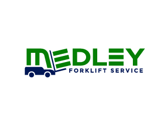 Medley Forklift Service logo design by Andri