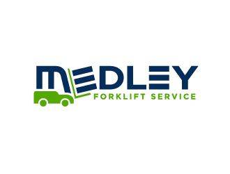 Medley Forklift Service logo design by Andri