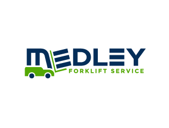 Medley Forklift Service logo design by Andri